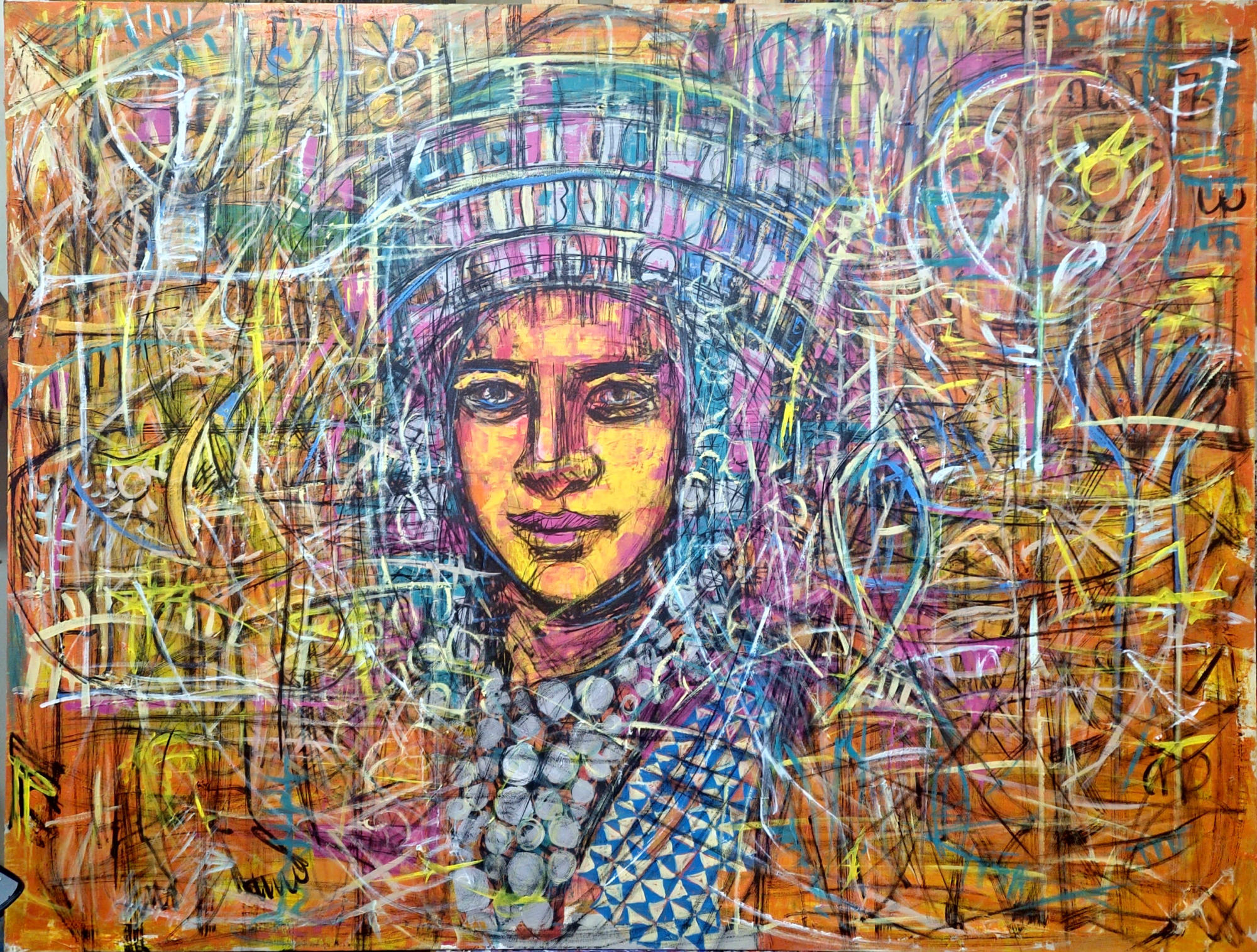 Contemporary art by Zelalem Merga